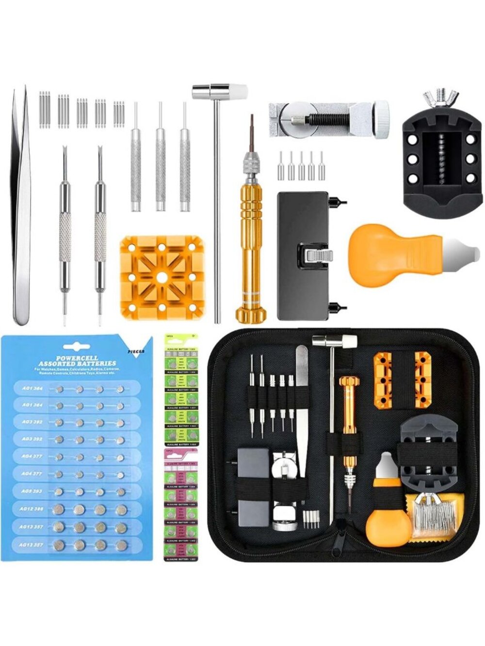 Watch Repair Kit with Battery Replacement Tool, Link Remover, Screwdriver